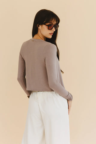 Danielle Cardigan in Oyster