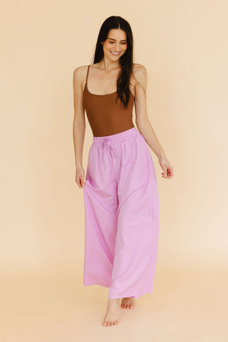 Karie Wide Leg Pants in Orchid