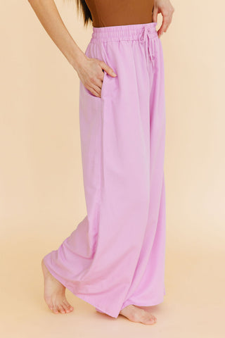 Karie Wide Leg Pants in Orchid