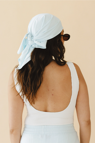 The Sunscarf in Blue